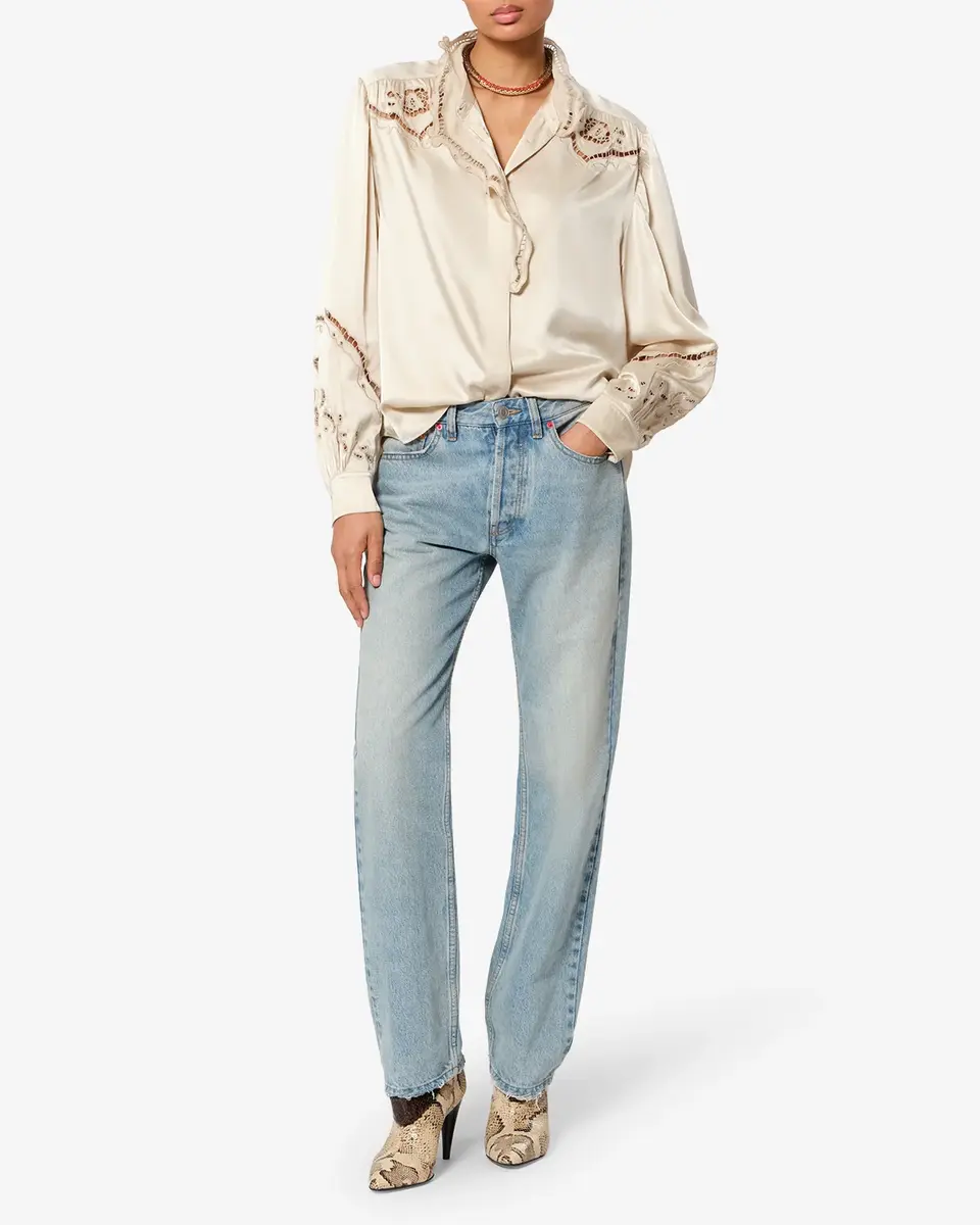 Isabel Marant Ejali Silk Blouse | Thumbnail 4 Isabel Marant Ejali Silk Blouse | Thumbnail 4