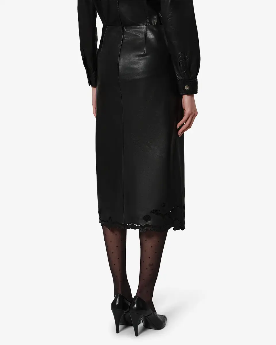Isabel Marant Fulsa Leather Skirt | Thumbnail 3 Isabel Marant Fulsa Leather Skirt | Thumbnail 3