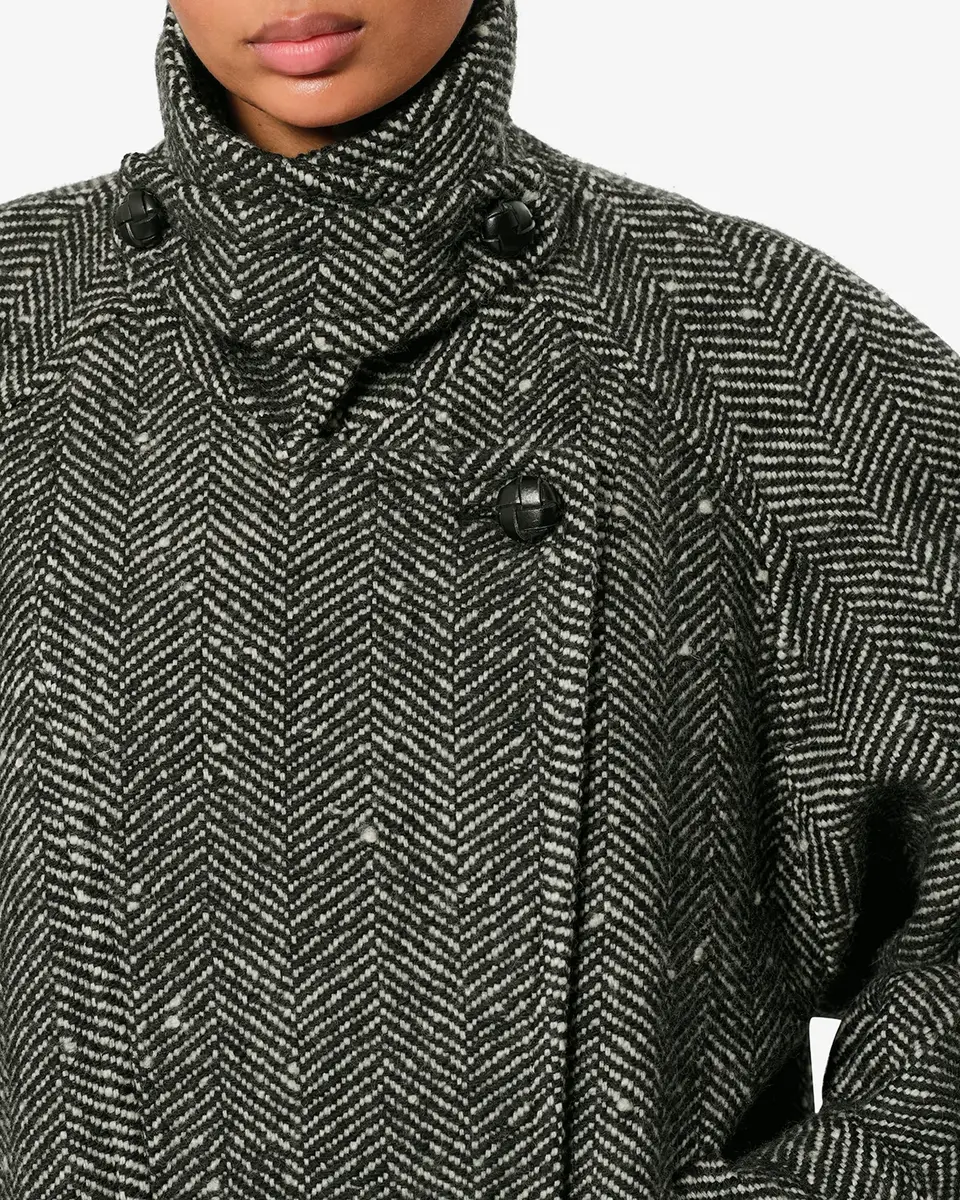 Isabel Marant Elvane Wool Coat | Thumbnail 2 Isabel Marant Elvane Wool Coat | Thumbnail 2