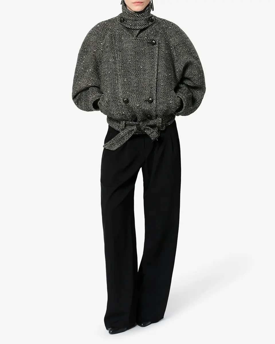 Isabel Marant Elvane Wool Coat | Thumbnail 4 Isabel Marant Elvane Wool Coat | Thumbnail 4