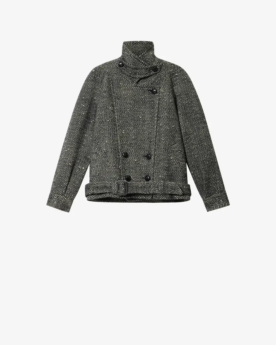 Isabel Marant Elvane Wool Coat | Thumbnail 6 Isabel Marant Elvane Wool Coat | Thumbnail 6