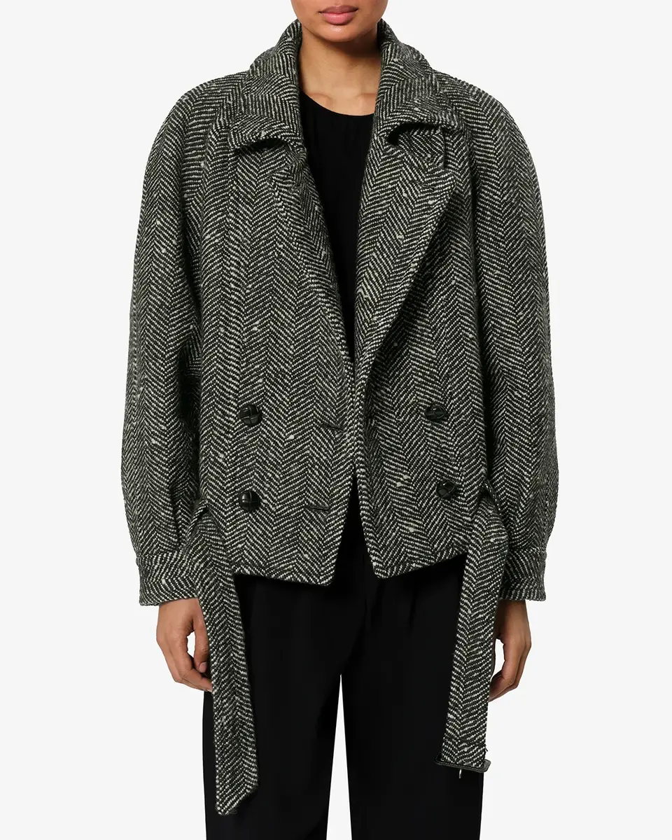 Isabel Marant Elvane Wool Coat | Thumbnail 7 Isabel Marant Elvane Wool Coat | Thumbnail 7