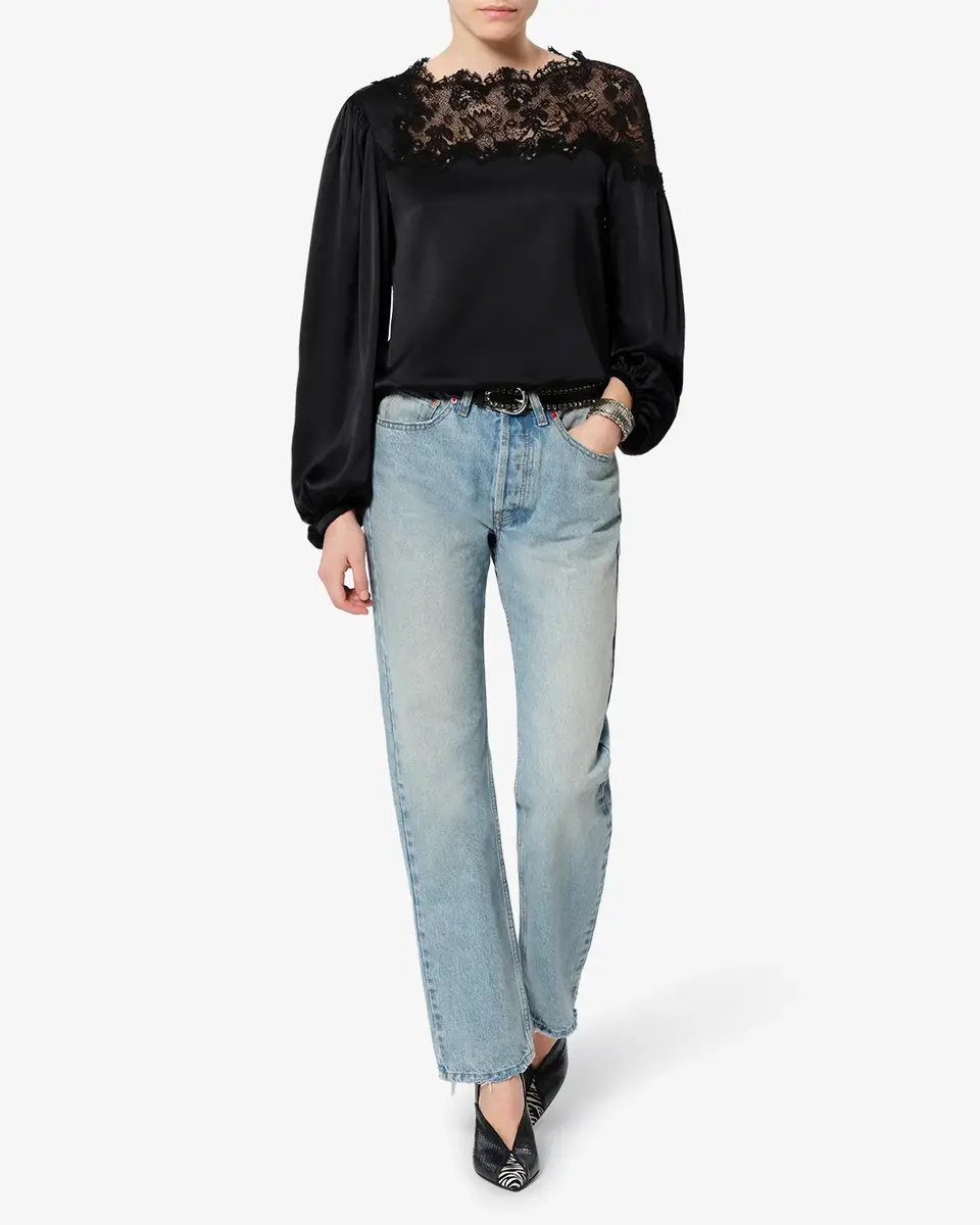 Isabel Marant Azare Silk Blouse | Thumbnail 4 Isabel Marant Azare Silk Blouse | Thumbnail 4