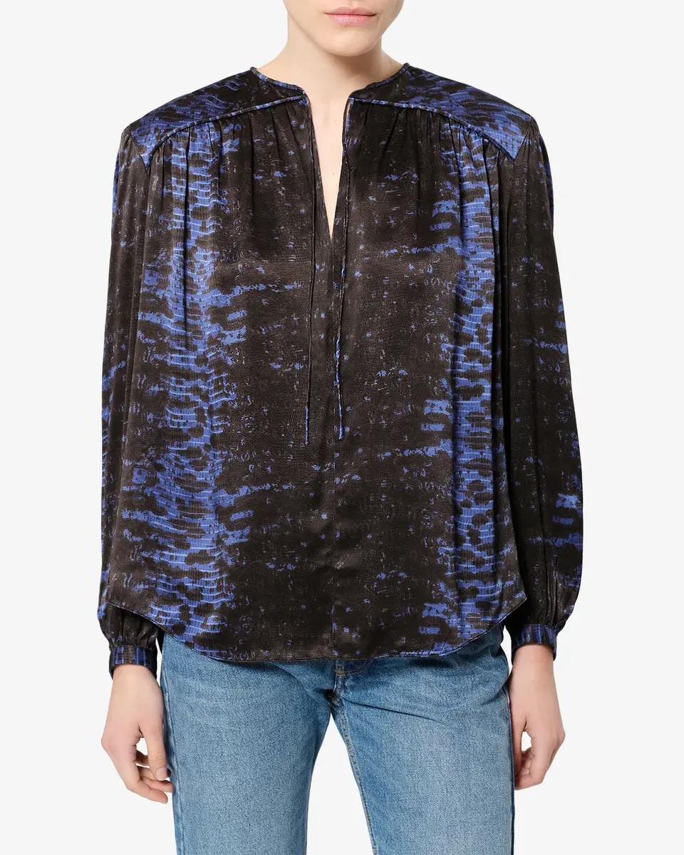 Isabel Marant Laraya Silk Blouse | Thumbnail 4 Isabel Marant Laraya Silk Blouse | Thumbnail 4