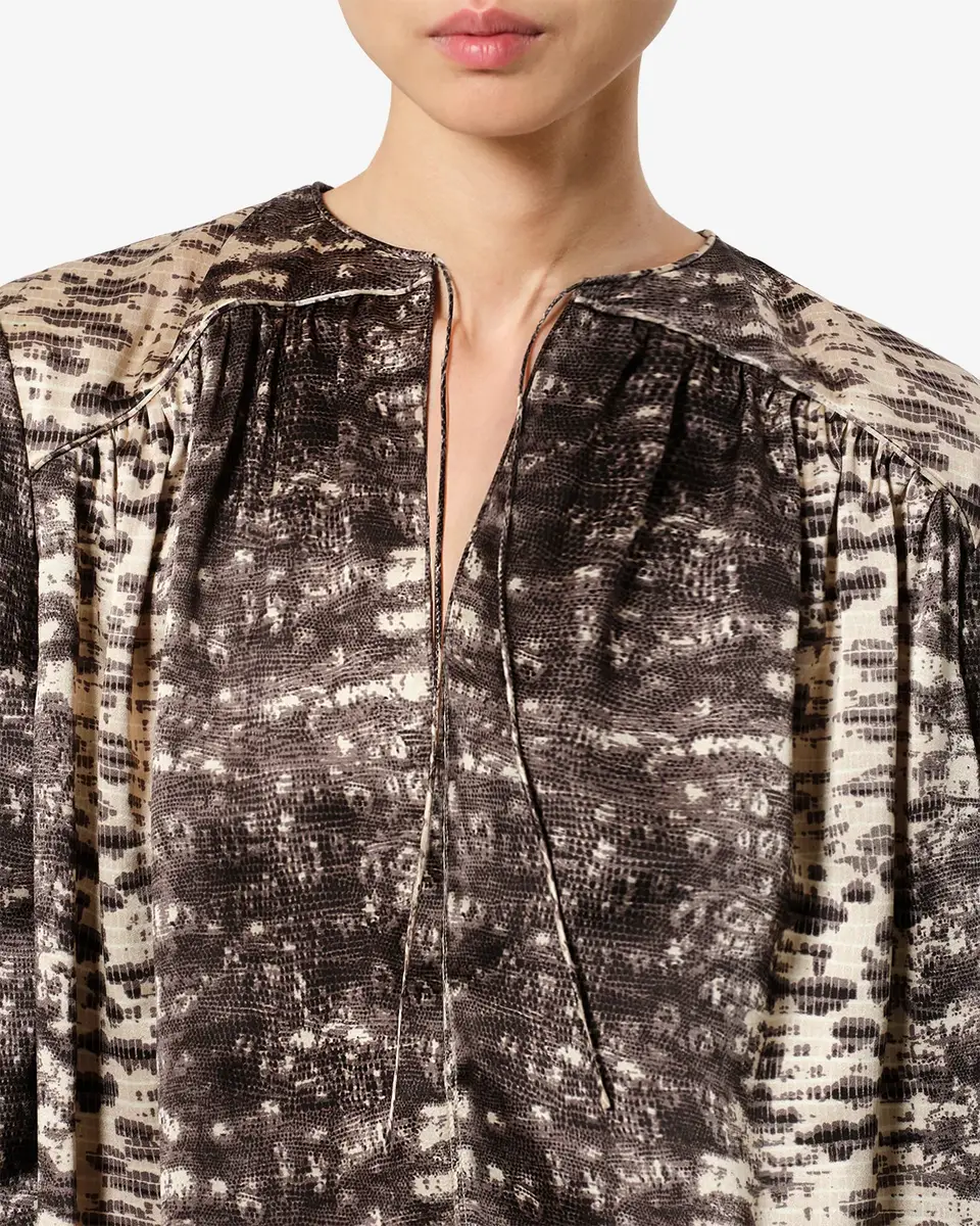 Isabel Marant Laraya Silk Blouse | Thumbnail 2 Isabel Marant Laraya Silk Blouse | Thumbnail 2