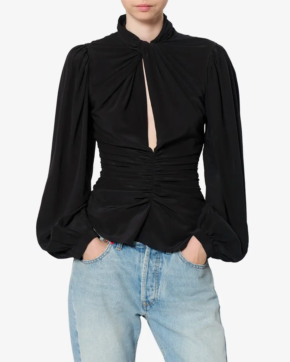 Isabel Marant Depsona Silk Blouse | Thumbnail 4 Isabel Marant Depsona Silk Blouse | Thumbnail 4