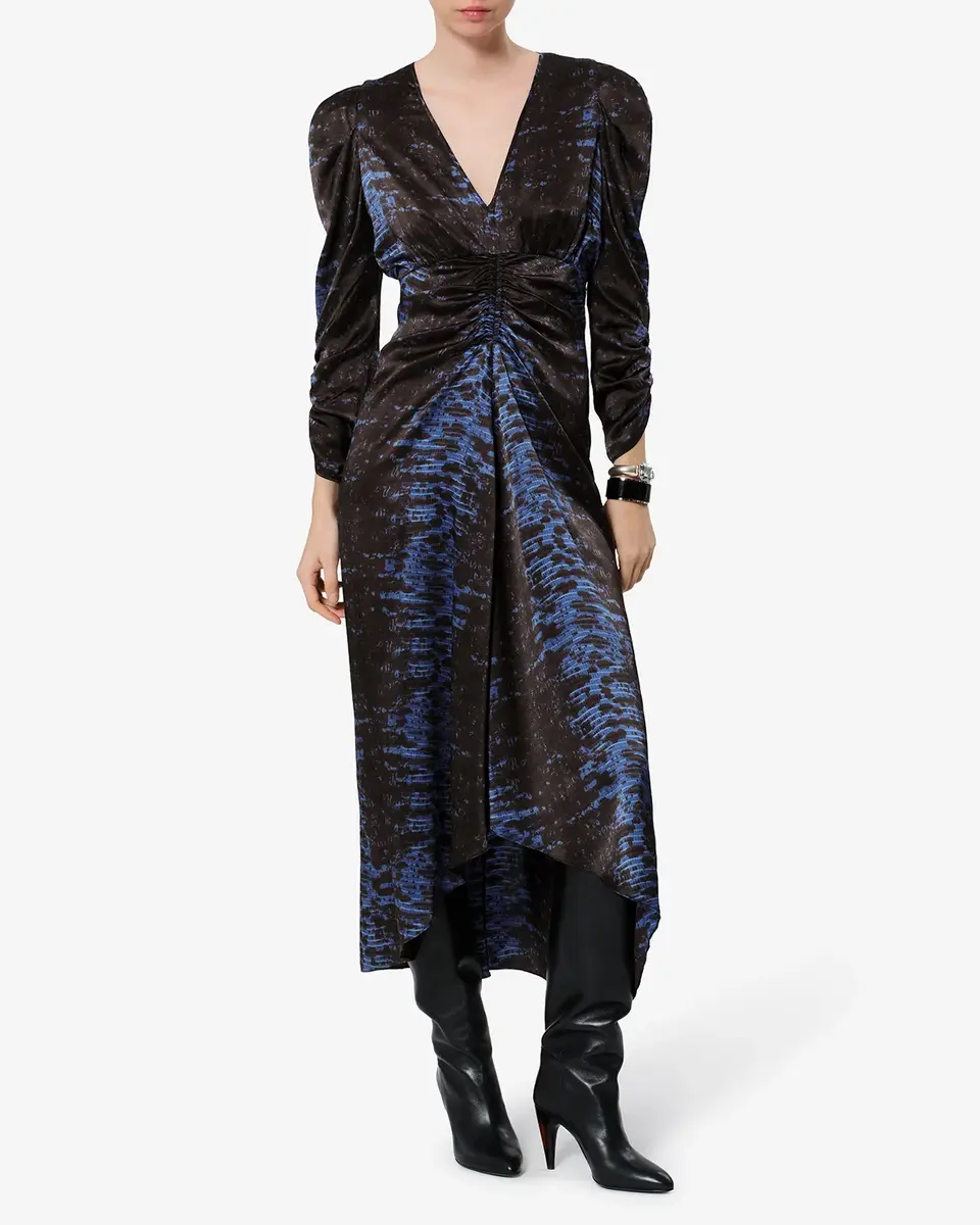 Isabel Marant Albini Silk Dress | Thumbnail 3