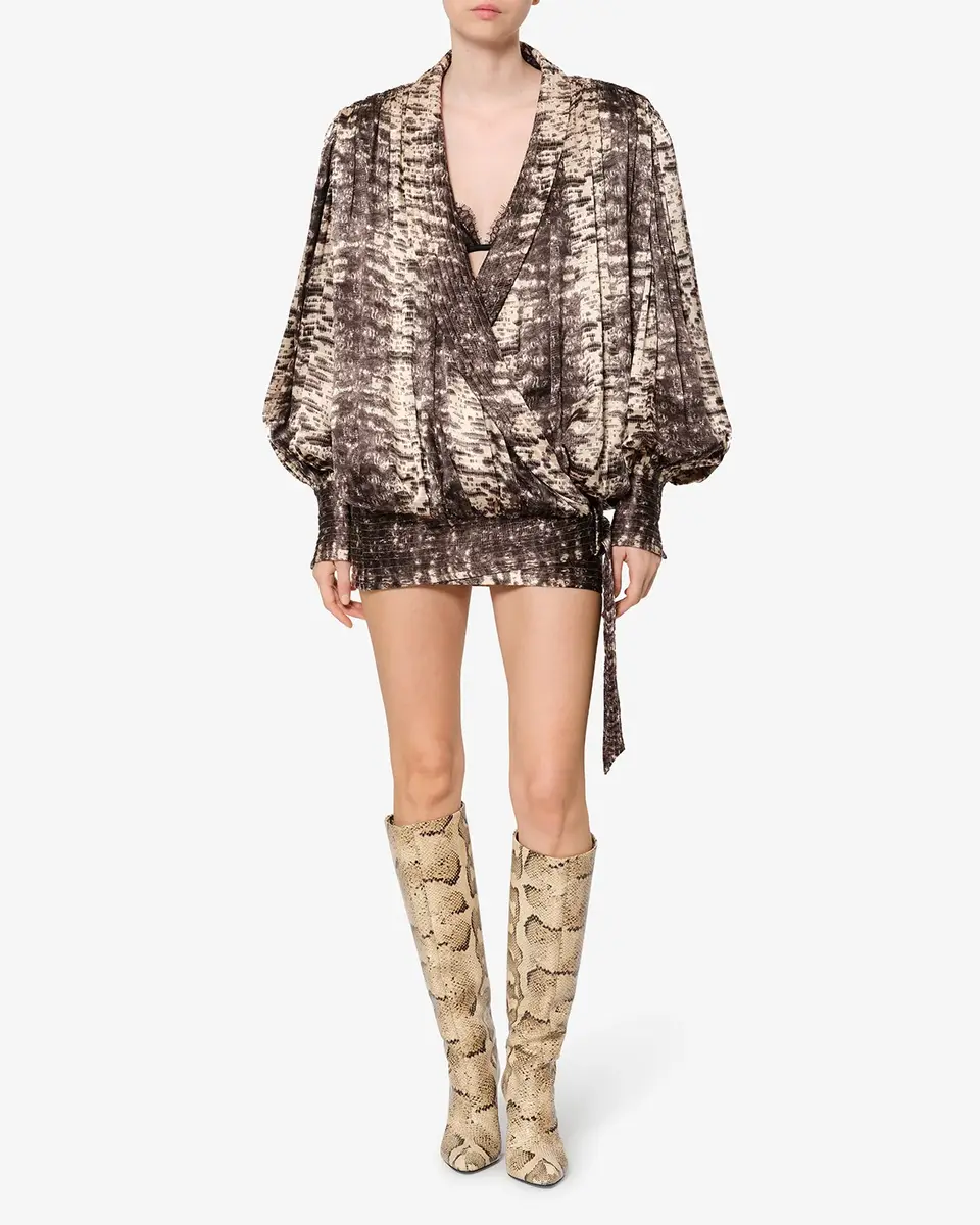 Isabel Marant Dilja Silk Dress | Thumbnail 4 Isabel Marant Dilja Silk Dress | Thumbnail 4
