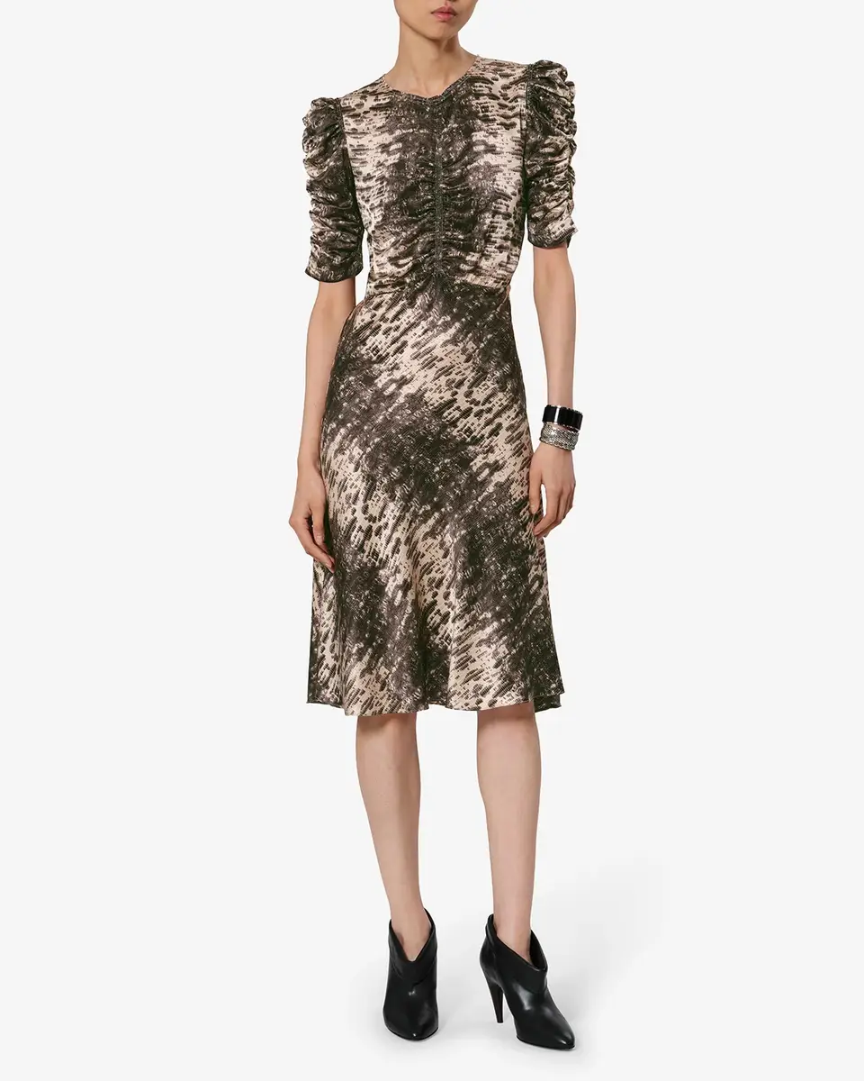 Isabel Marant Lemila Silk Dress | Thumbnail 4 Isabel Marant Lemila Silk Dress | Thumbnail 4