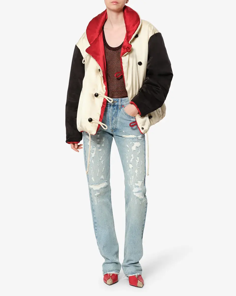 Isabel Marant Bleza Silk Coat | Thumbnail 4 Isabel Marant Bleza Silk Coat | Thumbnail 4