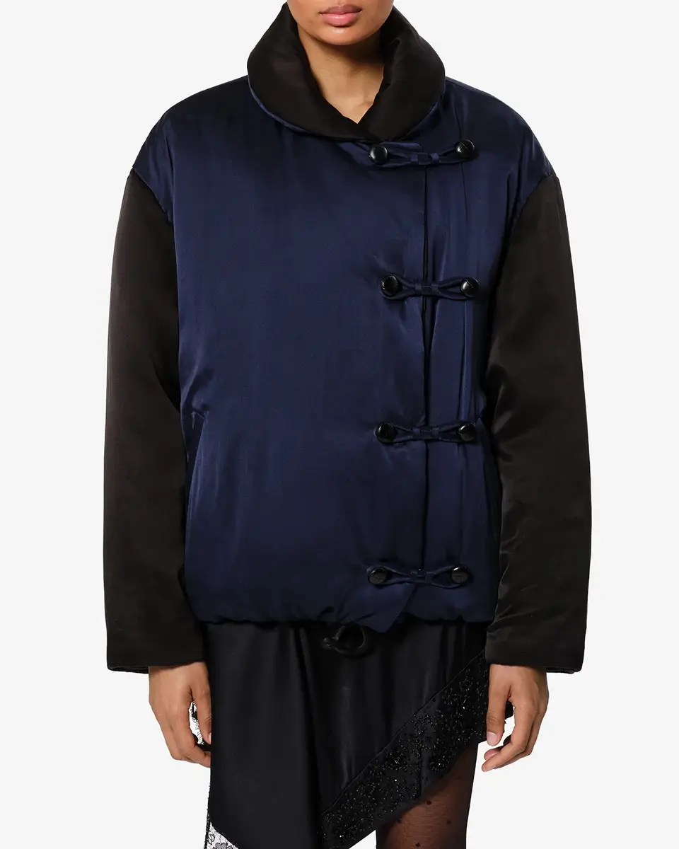 Isabel Marant Bleza Silk Coat | Thumbnail 5