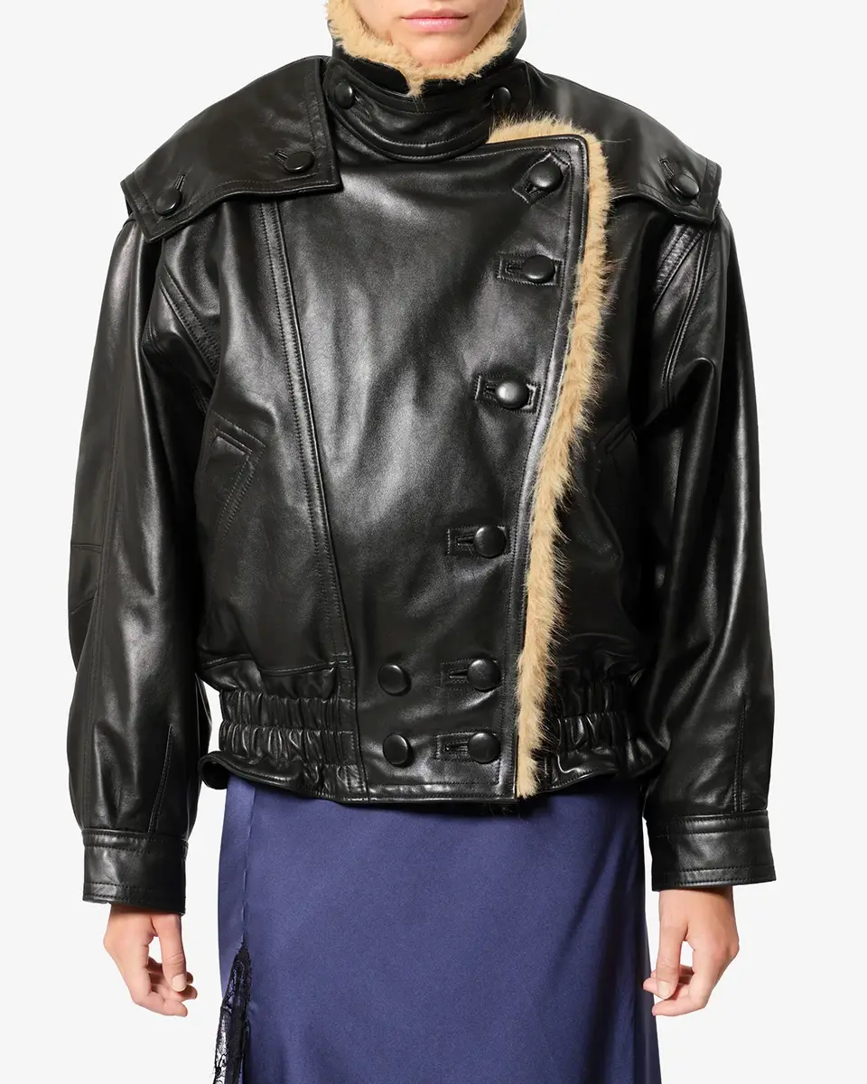 Isabel Marant Valina Leather Jacket | Thumbnail 4 Isabel Marant Valina Leather Jacket | Thumbnail 4