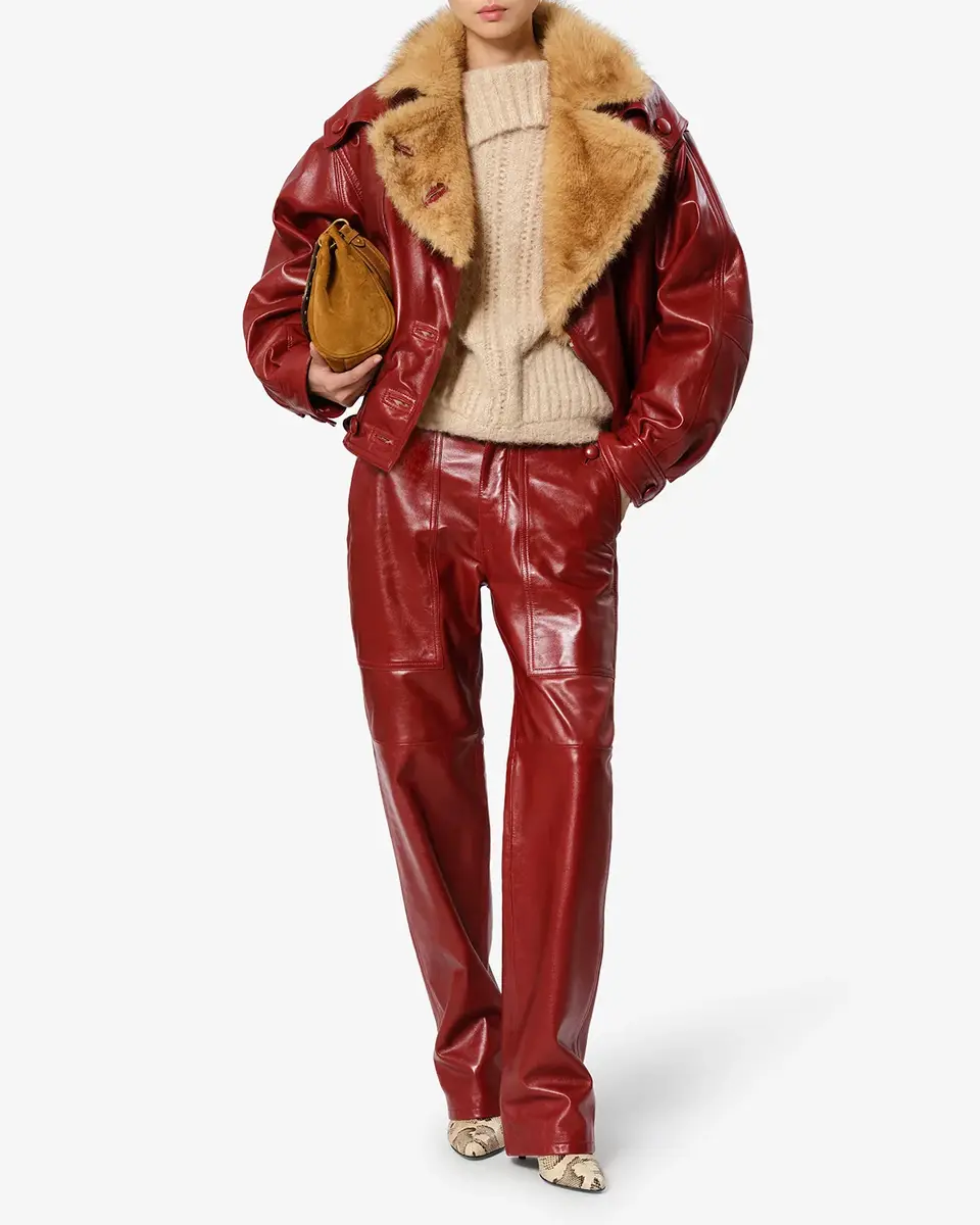 Isabel Marant Valina Leather Jacket | Thumbnail 3