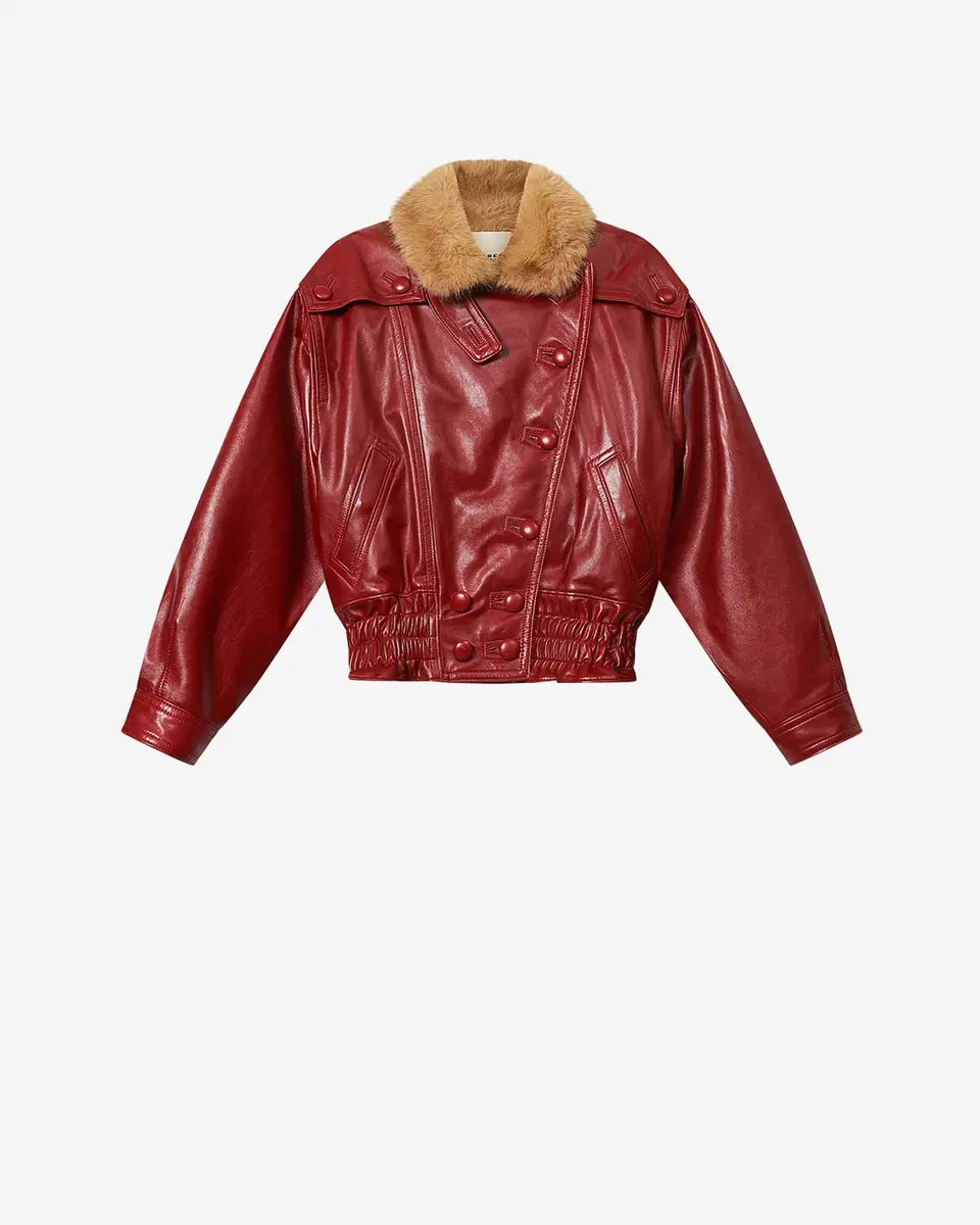 Isabel Marant Valina Leather Jacket | Thumbnail 6