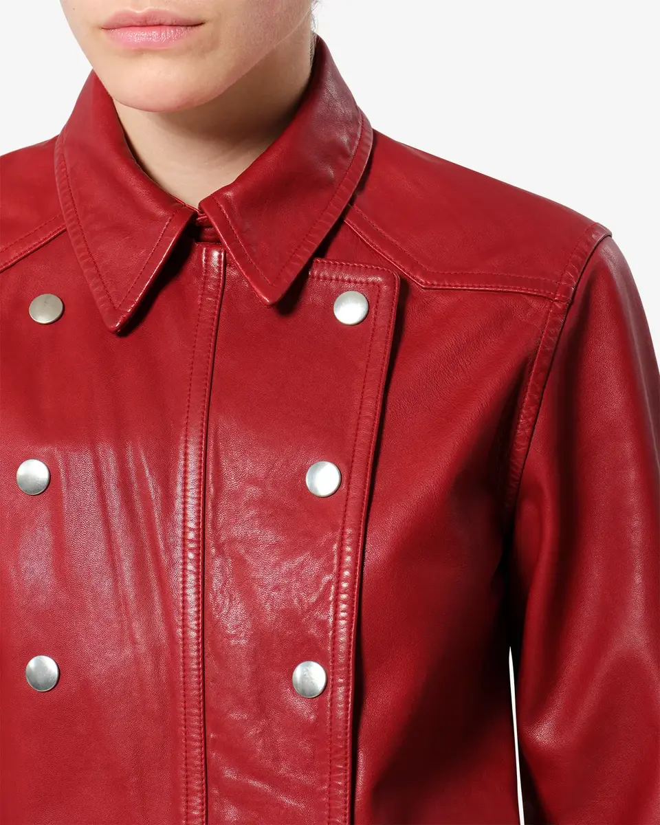 Isabel Marant Valdy Leather Shirt | Thumbnail 2