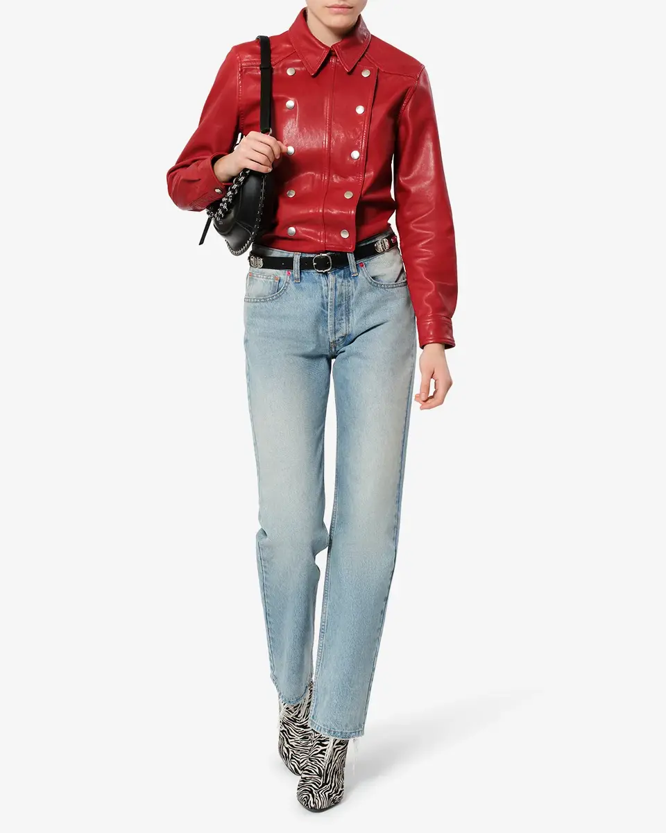 Isabel Marant Valdy Leather Shirt | Thumbnail 4