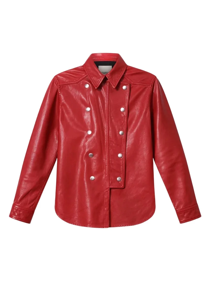 Isabel Marant Valdy Leather Shirt