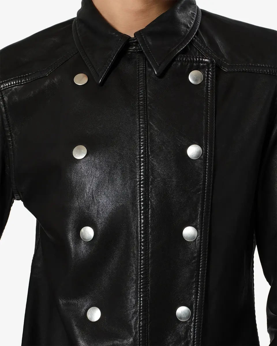 Isabel Marant Valdy Leather Shirt | Thumbnail 2