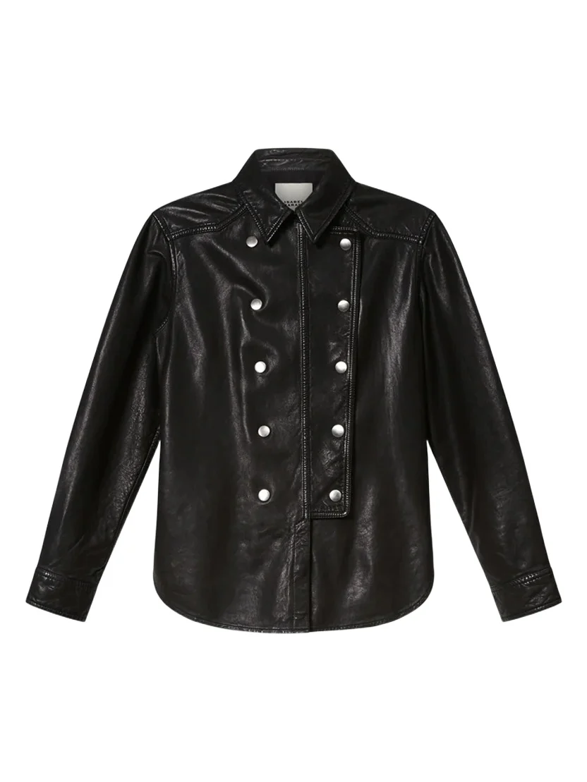 Isabel Marant Valdy Leather Shirt