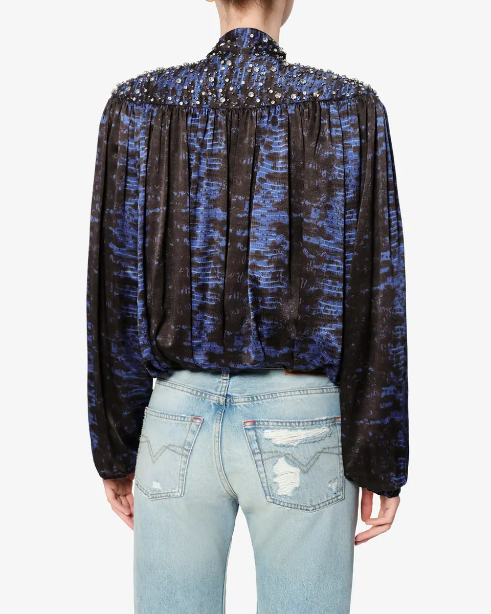 Isabel Marant Loyra Silk Blouse | Thumbnail 2 Isabel Marant Loyra Silk Blouse | Thumbnail 2