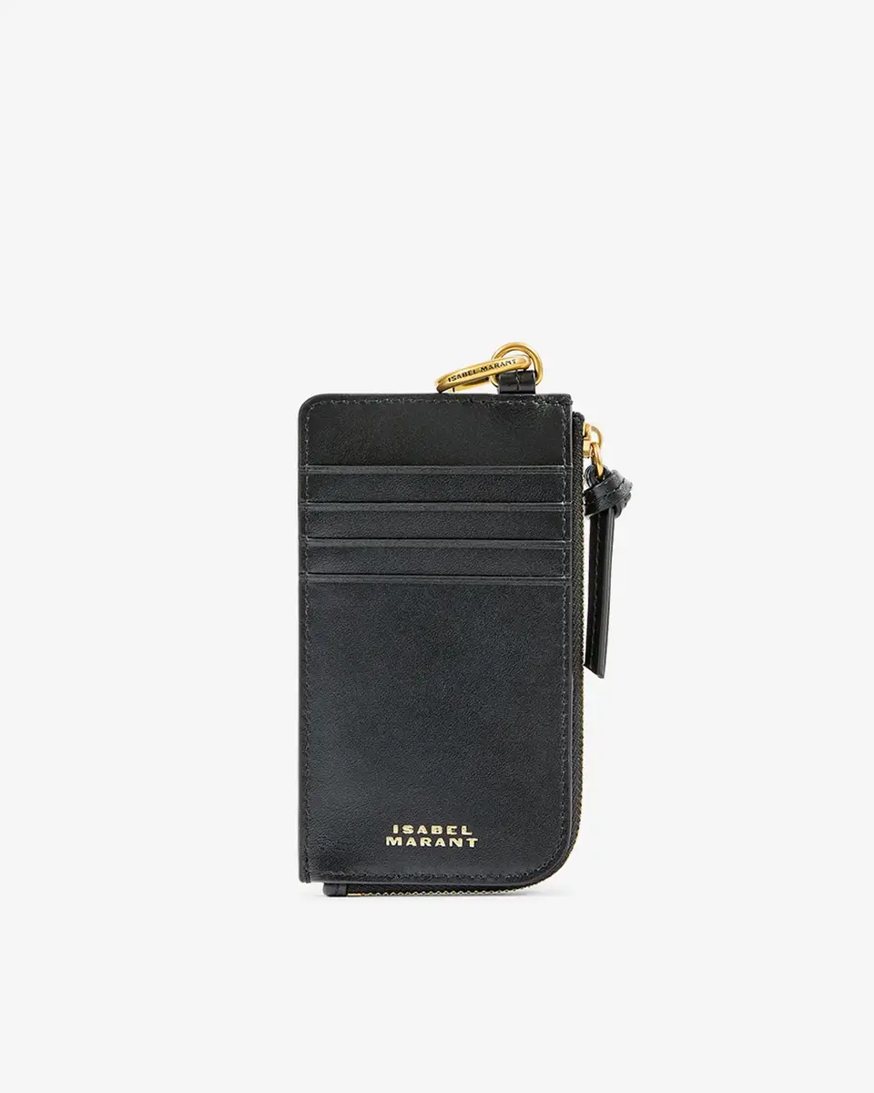 Isabel Marant Oskan Leather Cardholder | Thumbnail 3 Isabel Marant Oskan Leather Cardholder | Thumbnail 3