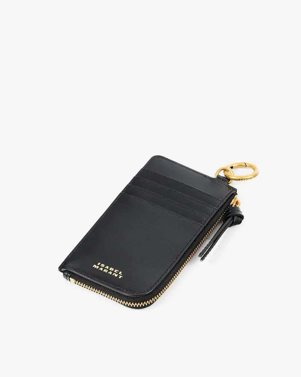Isabel Marant Oskan Leather Cardholder | Thumbnail 4 Isabel Marant Oskan Leather Cardholder | Thumbnail 4