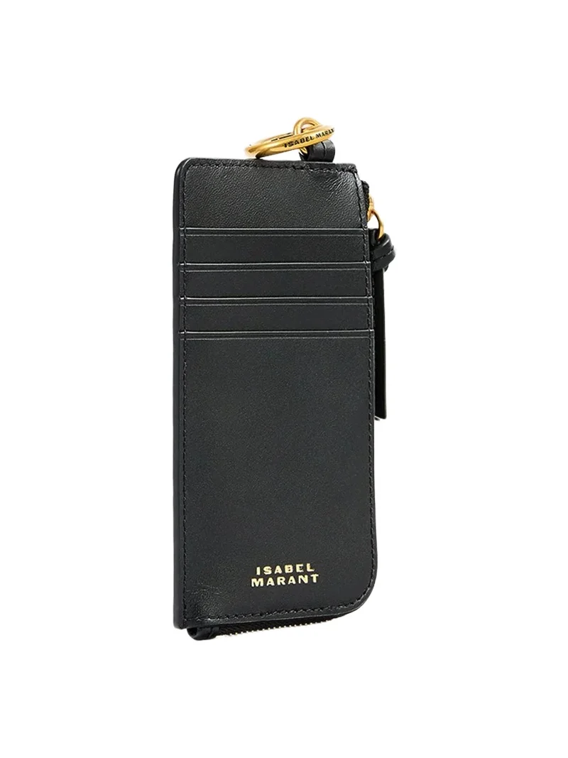 Isabel Marant Oskan Leather Cardholder