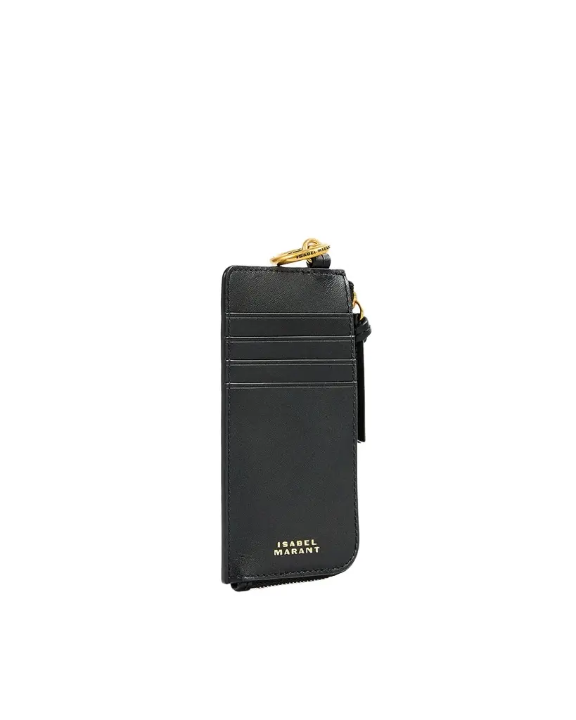 Isabel Marant Oskan Leather Cardholder