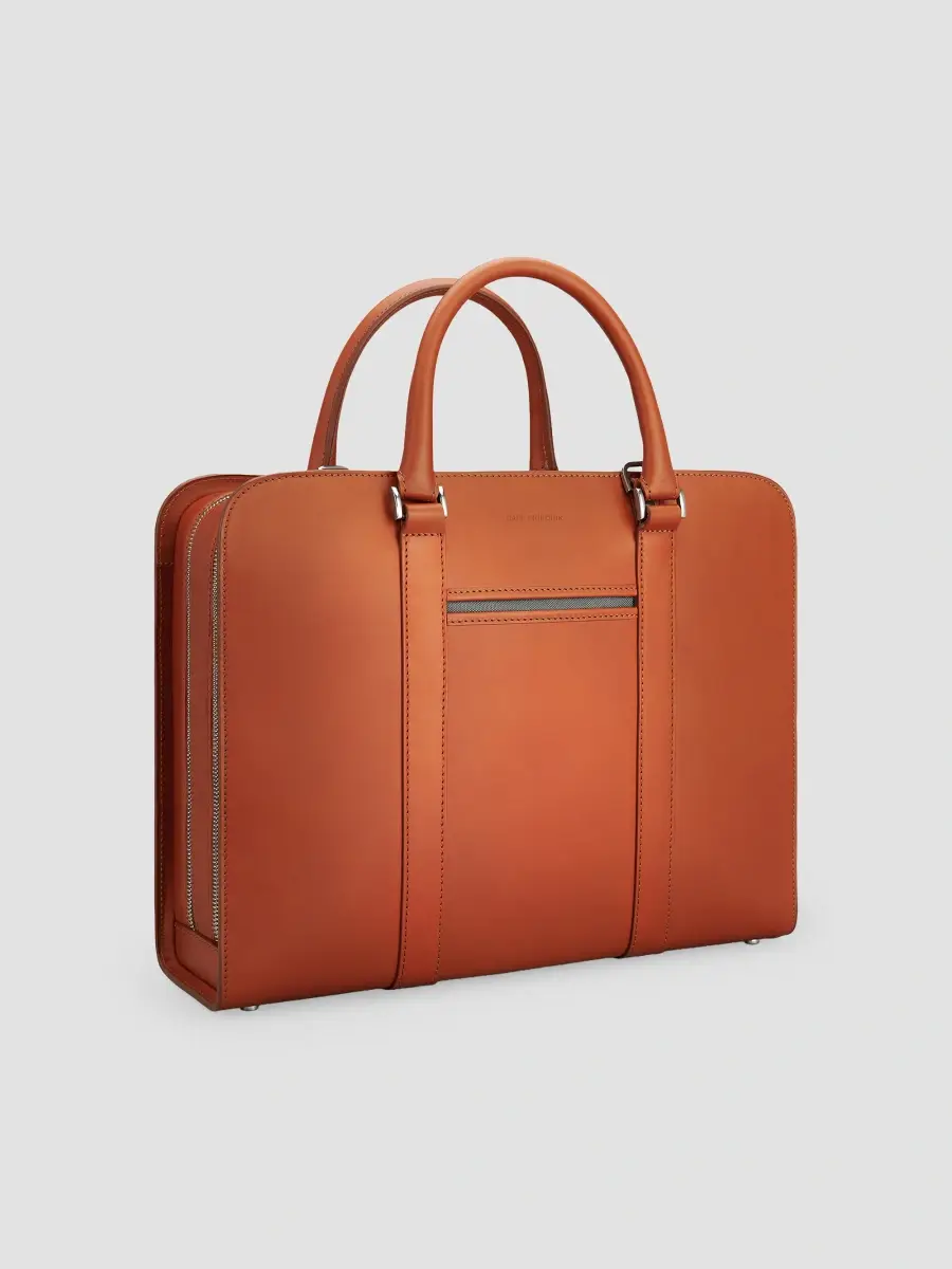 Carl Friedrik Men Heritage Palissy Double Leather Briefcase | Thumbnail 2 Carl Friedrik Men Heritage Palissy Double Leather Briefcase | Thumbnail 2