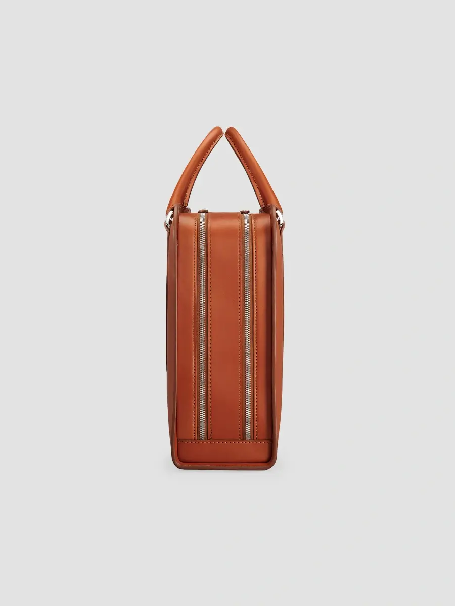 Carl Friedrik Men Heritage Palissy Double Leather Briefcase | Thumbnail 4 Carl Friedrik Men Heritage Palissy Double Leather Briefcase | Thumbnail 4