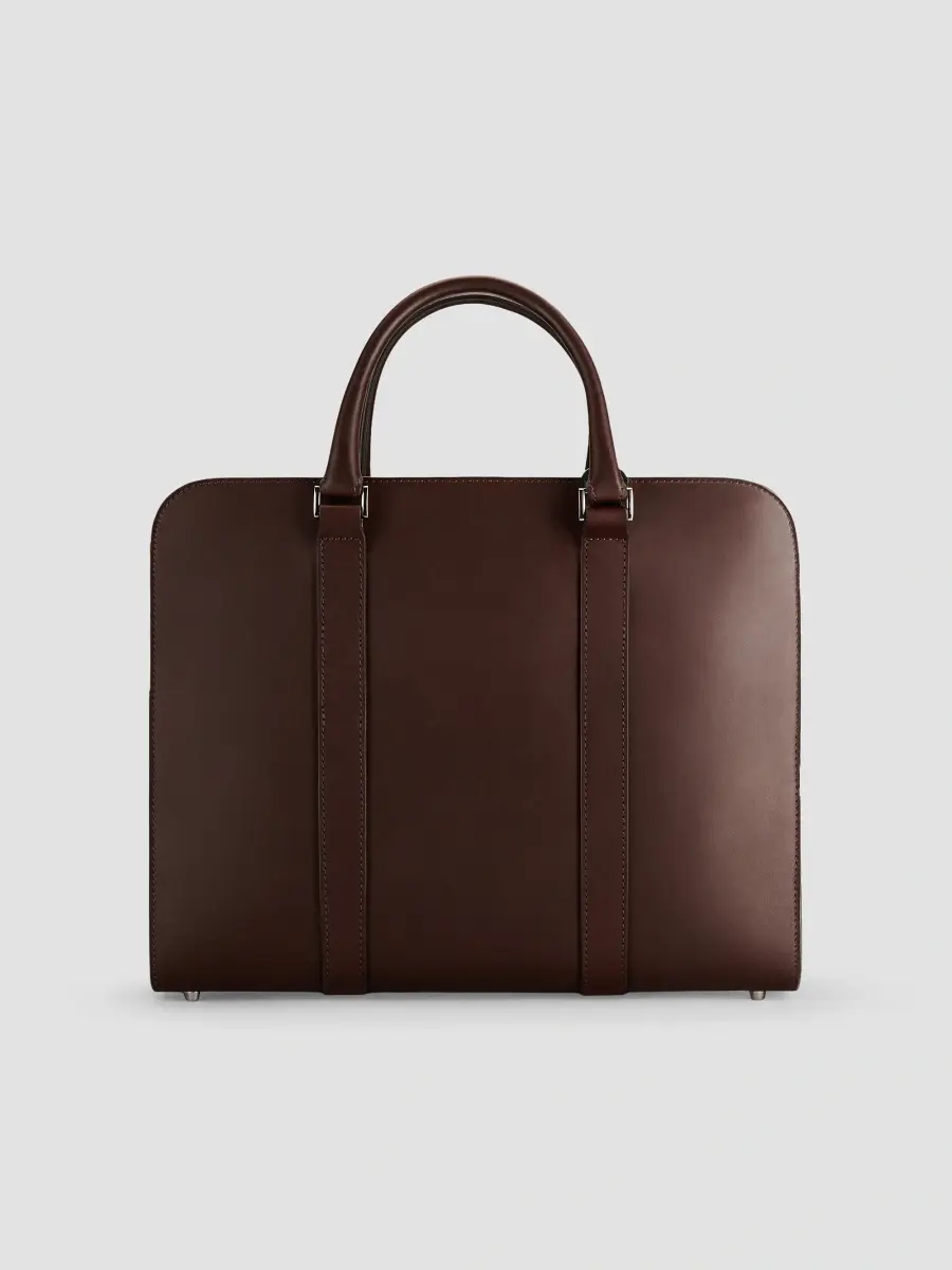 Carl Friedrik Men Heritage Palissy Double Leather Briefcase | Thumbnail 3