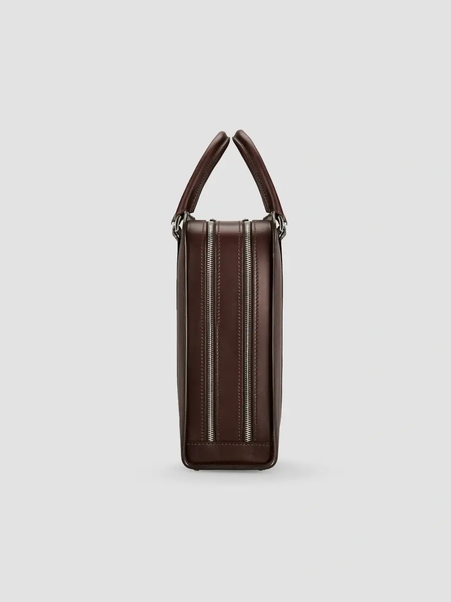 Carl Friedrik Men Heritage Palissy Double Leather Briefcase | Thumbnail 4