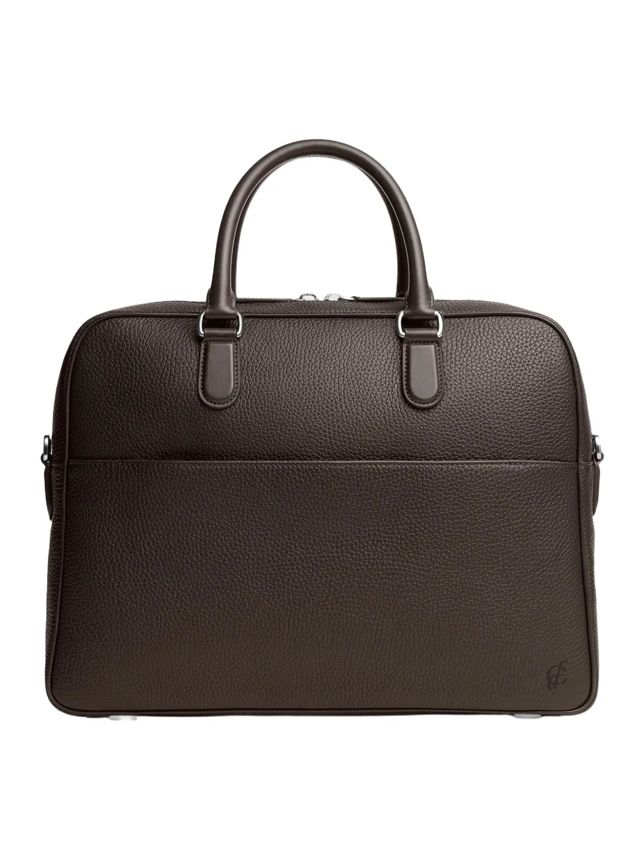 Carl Friedrik Men Sonder Dunloe Leather Briefcase