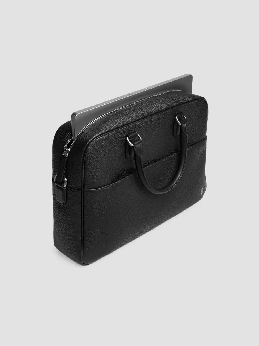 Carl Friedrik Men Sonder Dunloe Leather Briefcase | Thumbnail 7