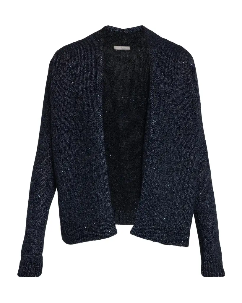 Cashmere Sequin Open-Front Cardigan Cashmere Sequin Open-Front Cardigan