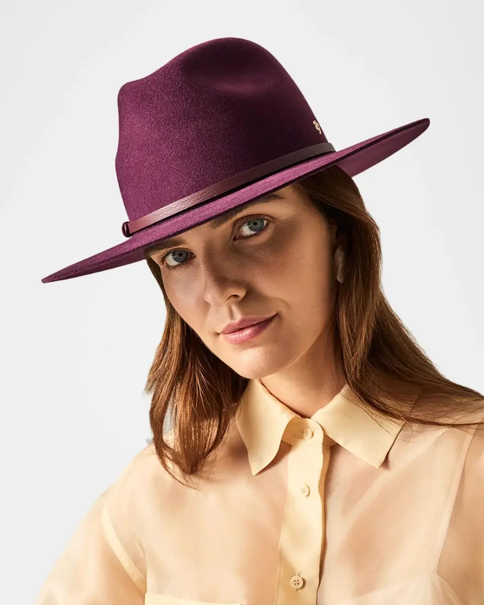 Helen Kaminski Claude Wool Felt Fedora | Thumbnail 2 Helen Kaminski Claude Wool Felt Fedora | Thumbnail 2