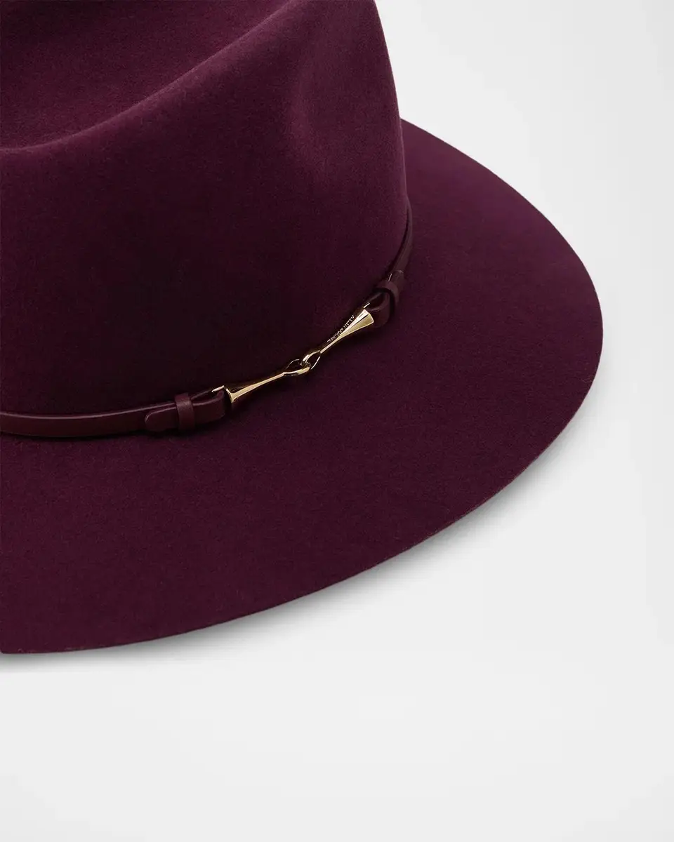 Helen Kaminski Claude Wool Felt Fedora | Thumbnail 4 Helen Kaminski Claude Wool Felt Fedora | Thumbnail 4