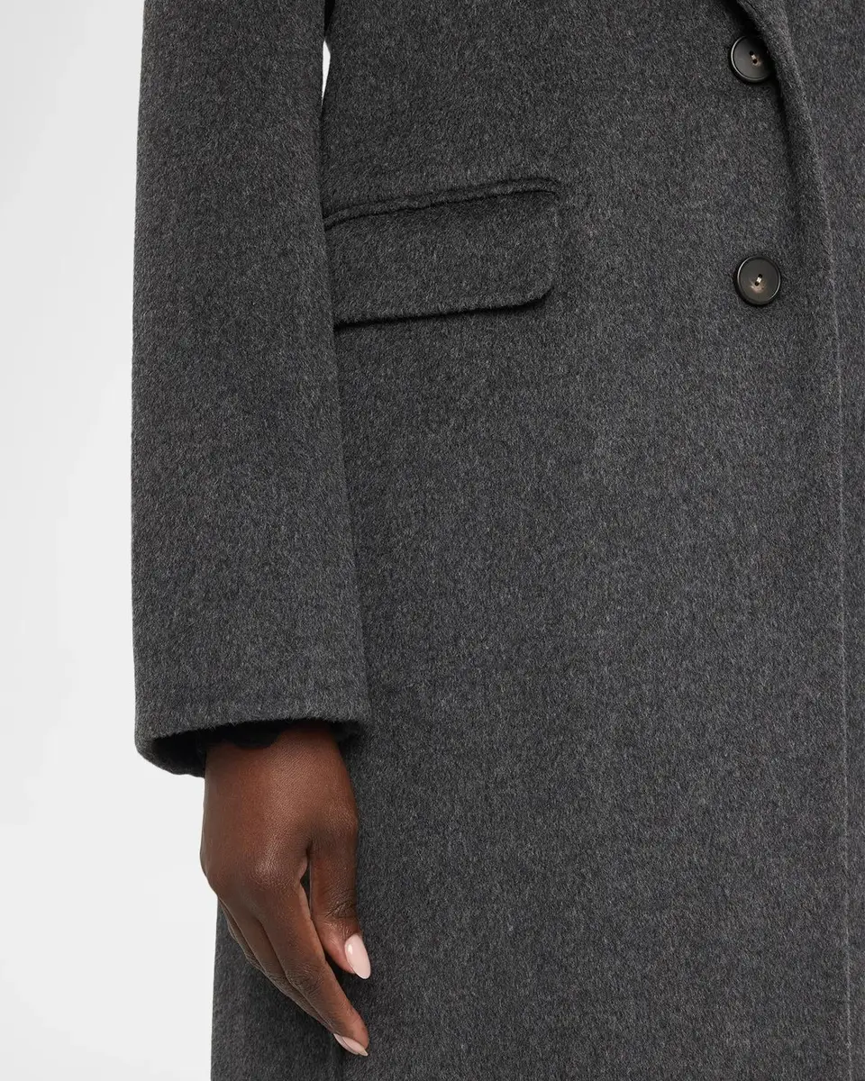 Vince Wool-Cashmere Longline Coat | Thumbnail 5 Vince Wool-Cashmere Longline Coat | Thumbnail 5