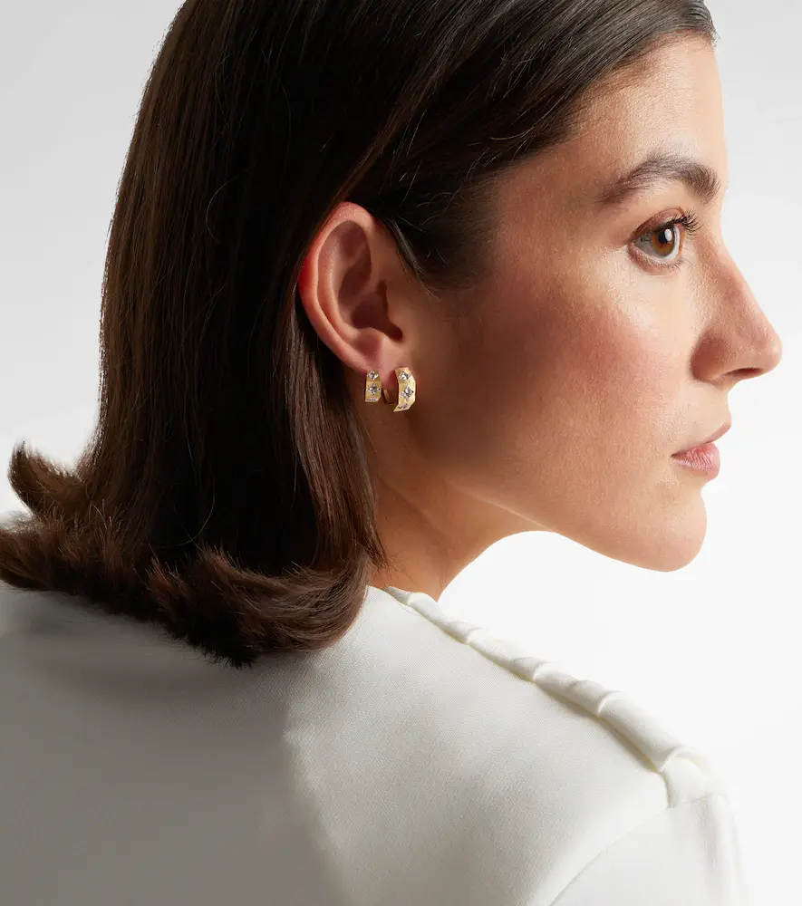 Marie Lichtenberg Ecrou Coco 18kt gold single hoop earring | Thumbnail 4 Marie Lichtenberg Ecrou Coco 18kt gold single hoop earring | Thumbnail 4