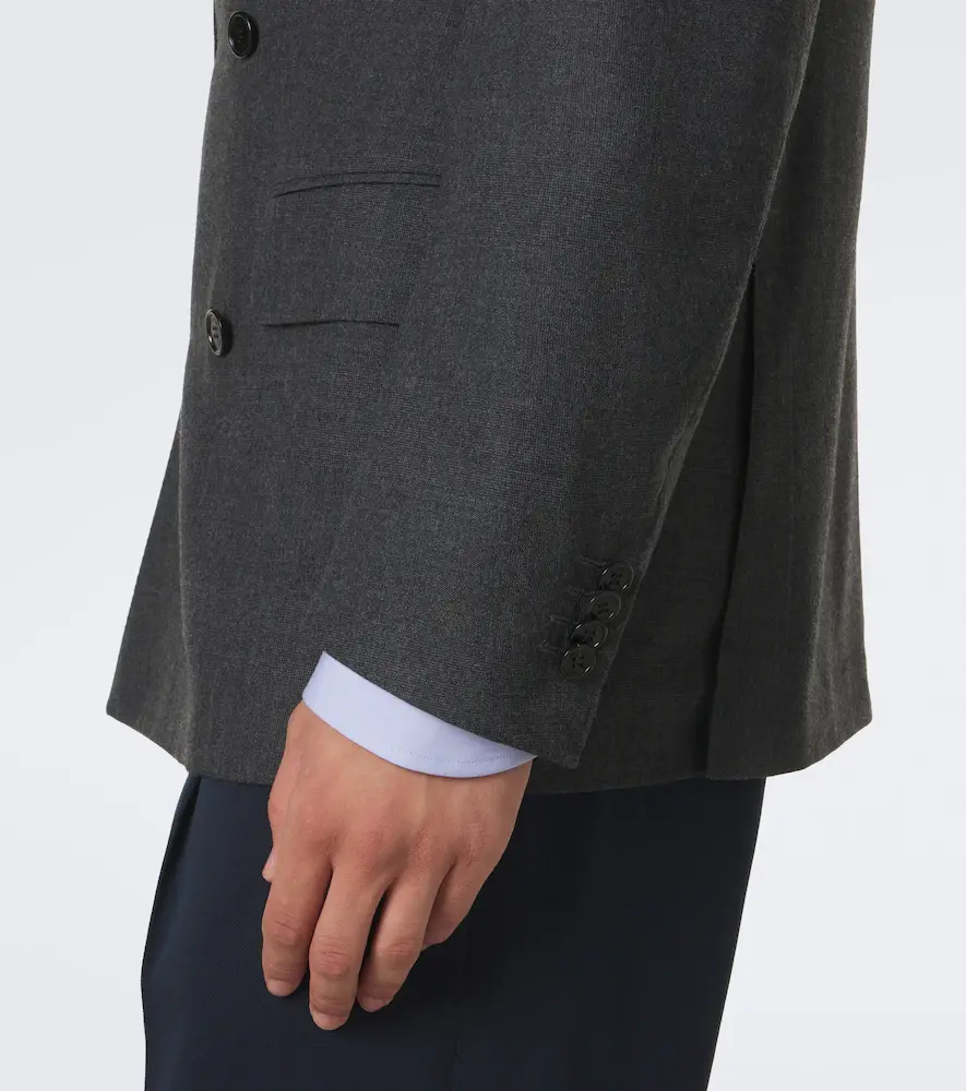 dunhill Double-breasted wool and cashmere blazer | Thumbnail 5