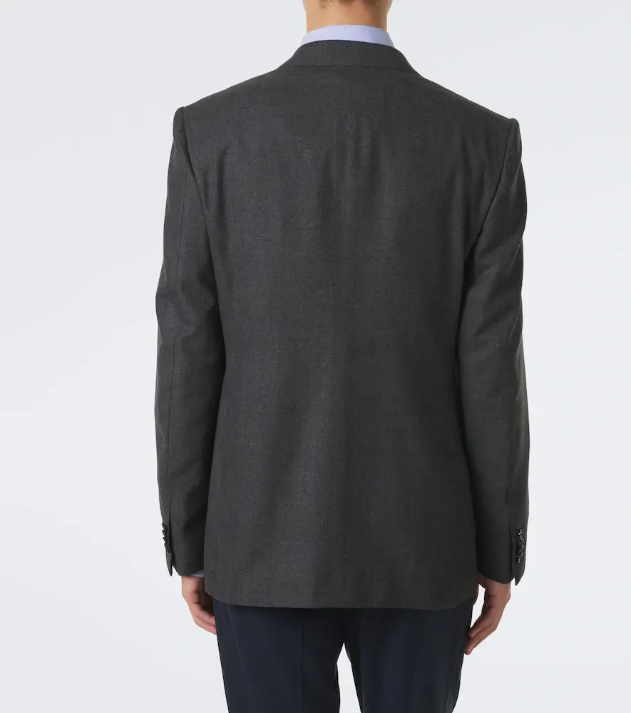 dunhill Double-breasted wool and cashmere blazer | Thumbnail 6