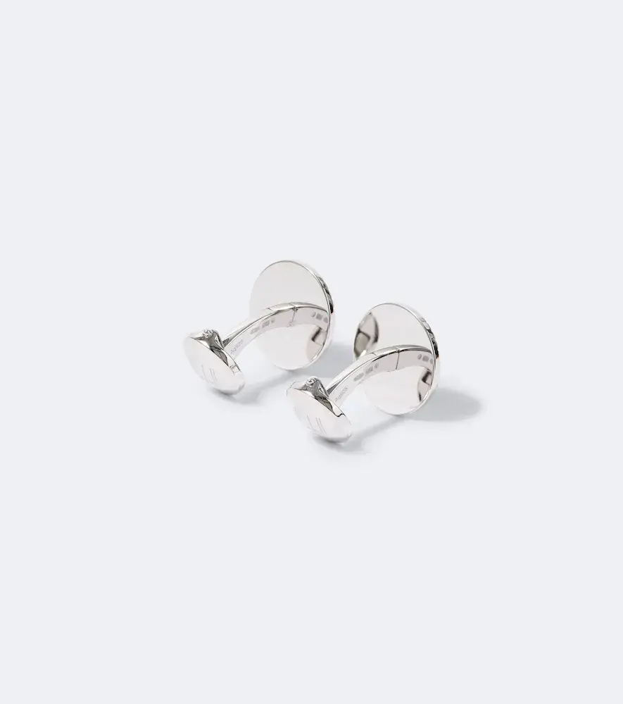 dunhill Sterling silver cufflinks with onyx | Thumbnail 2