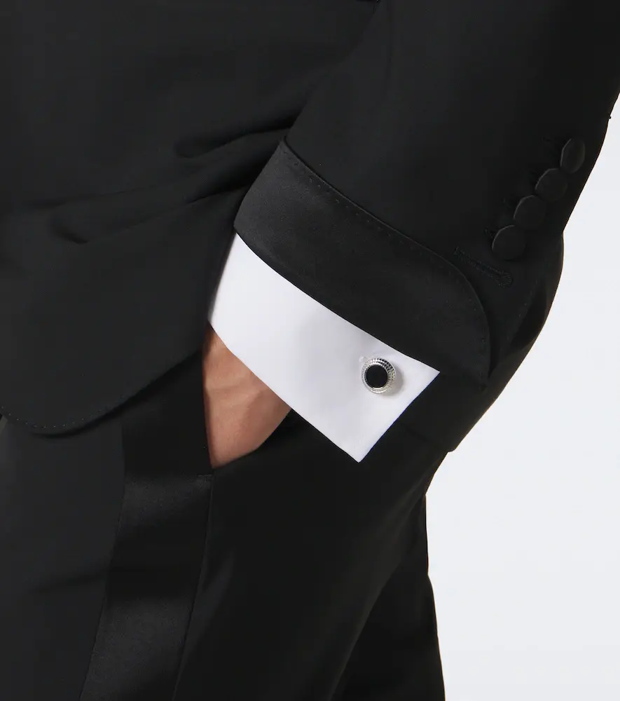 dunhill Sterling silver cufflinks with onyx | Thumbnail 4