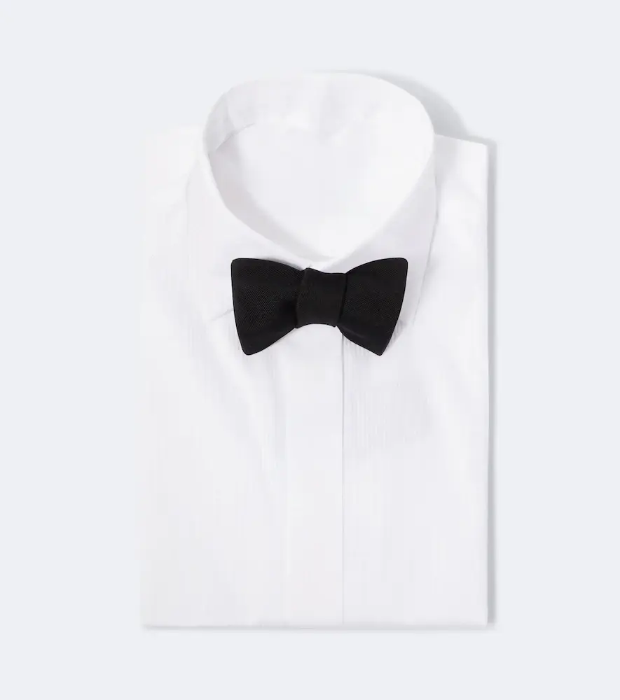 dunhill Wool and silk bow tie | Thumbnail 2 dunhill Wool and silk bow tie | Thumbnail 2