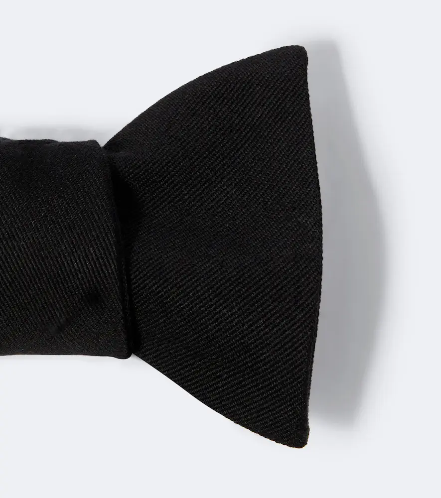 dunhill Wool and silk bow tie | Thumbnail 3 dunhill Wool and silk bow tie | Thumbnail 3