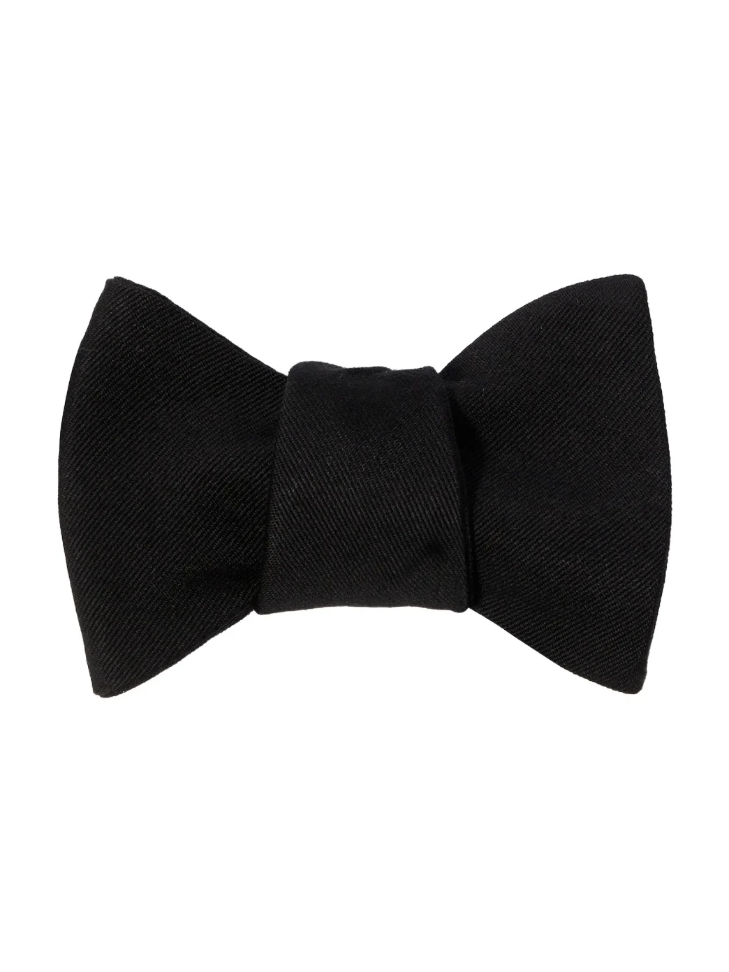 dunhill Wool and silk bow tie