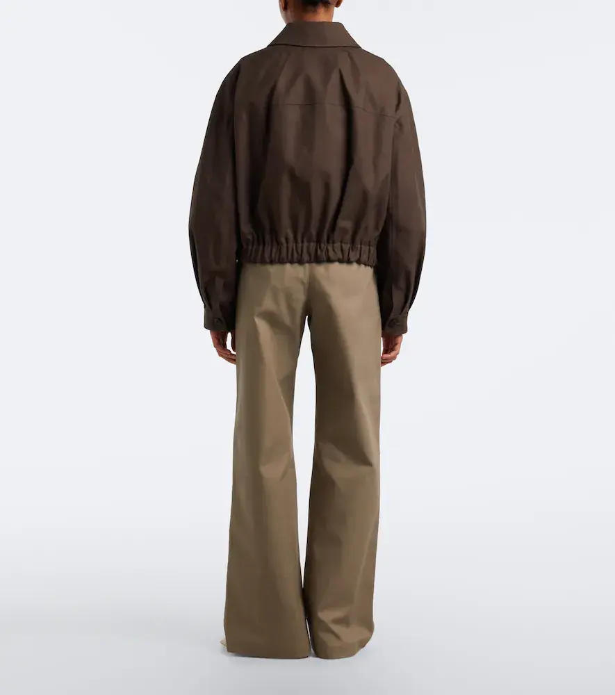 Lemaire Cotton twill wide-leg pants | Thumbnail 3