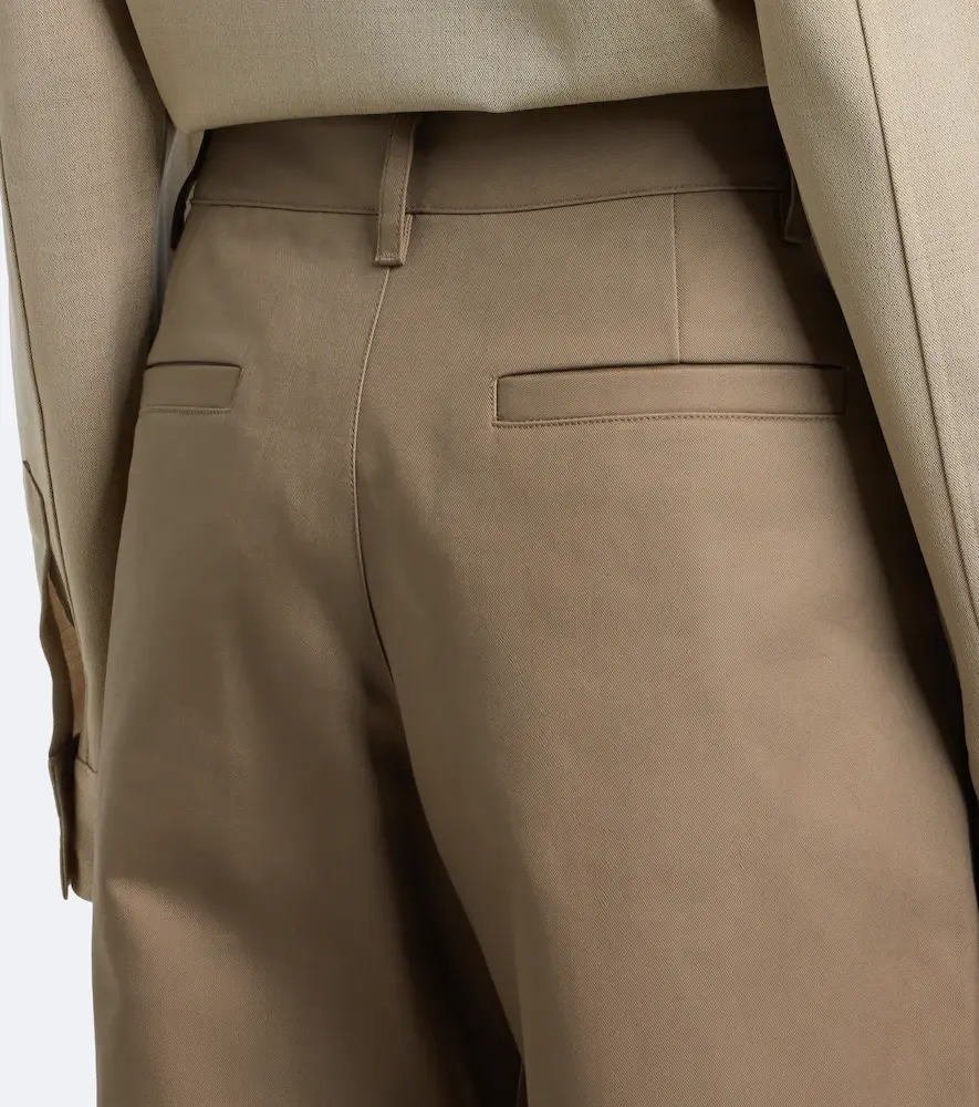 Lemaire Cotton twill wide-leg pants | Thumbnail 6