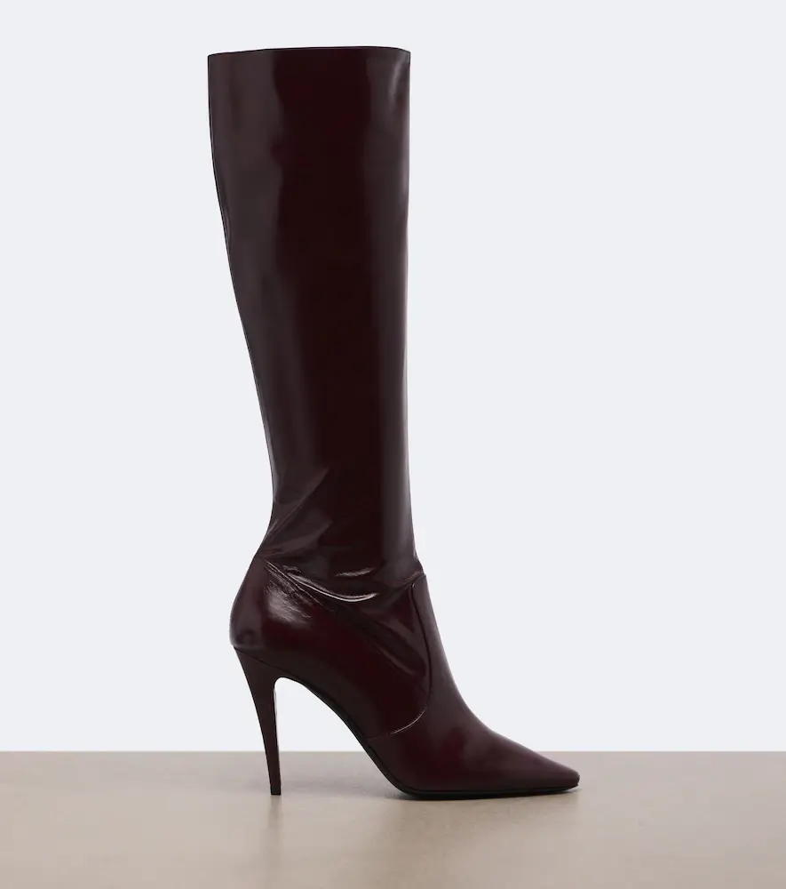 Saint Laurent Capucine leather knee-high boots | Thumbnail 3