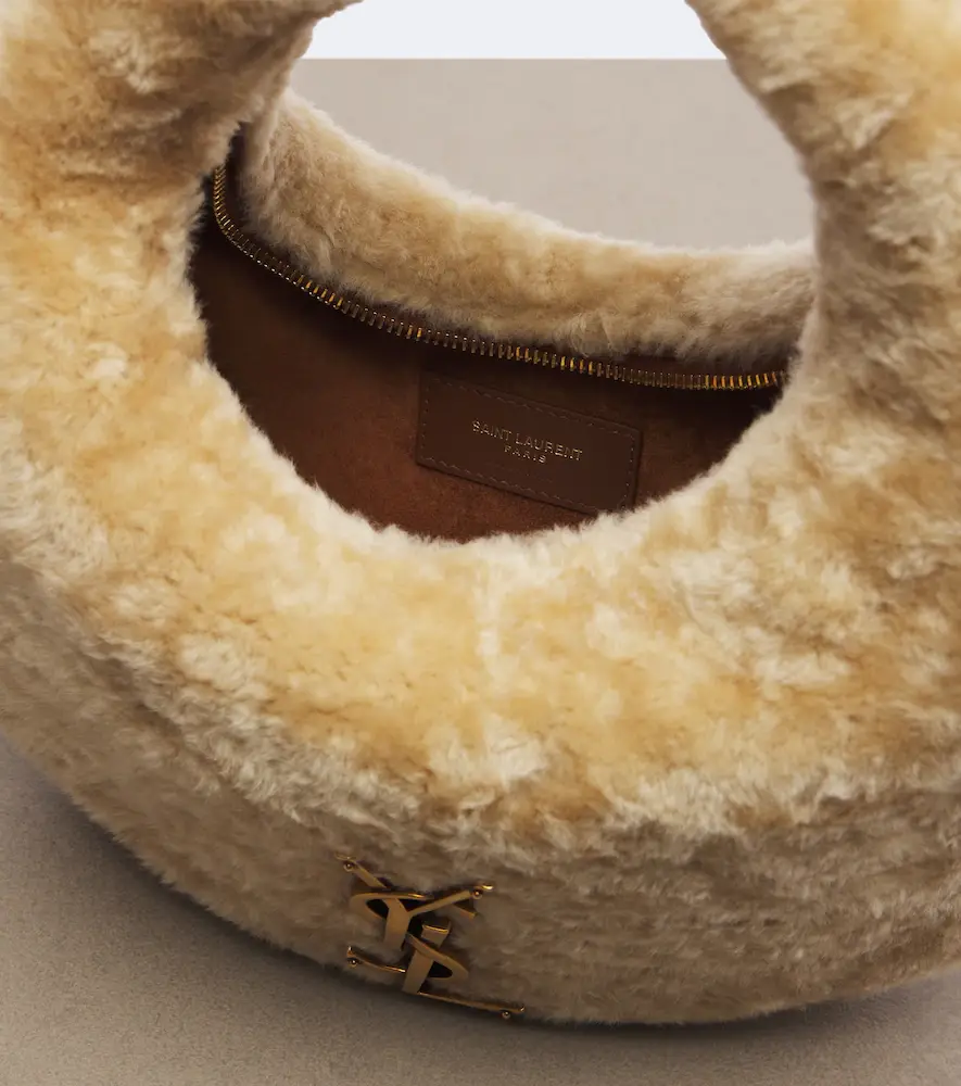Saint Laurent Icarino shearling top-handle bag | Thumbnail 2 Saint Laurent Icarino shearling top-handle bag | Thumbnail 2